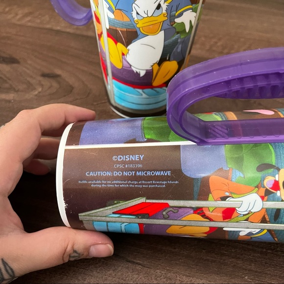 Disney Vintage 90s Mickey Mouse 2 Travel Mugs - Picture 4 of 6